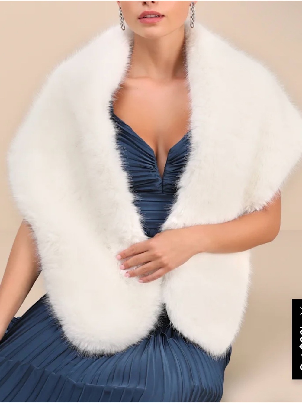 Posh Posture Ivory Faux Fur Stole
Lulus